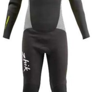 2023 Zhik Junior 3/2mm Rug Ritssluiting Gbs Wetsuit - Anthraci