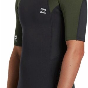 2025 Billabong Heren Foil 2mm Rug Ritssluiting Shorty Wetsuit ABYW5001