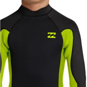 2025 Billabong Junior Foil 4/3mm Rug Ritssluiting Wetsuit -