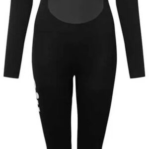 2025 Gill Dames Pursuit 4/3mm Rug Ritssluiting Wetsuit - Black