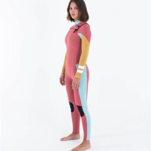 2025 Hurley Dames Advant 3/2mm Borst Ritssluiting Wetsuit -