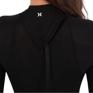 2025 Hurley Dames Air 2mm Mid Lange Mouwen Rug Ritssluiting Shorty Wet