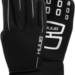 2025 Huub 3mm Wetsuit Swim Gloves - Black / Silver