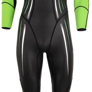 2025 Huub Heren Surface Swim Wetsuit - Black / Fluo Green