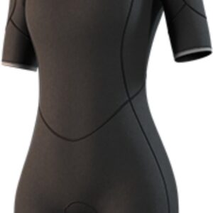 2025 Mystic Dames Brand 3/2mm Rug Ritssluiting Flatlock Shorty Wetsuit