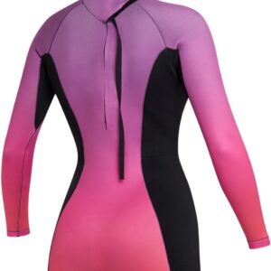 2025 Mystic Dames Lunar BK Longarm 2mm Rug Ritssluiting Shorty Wetsuit