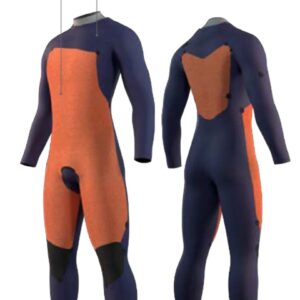 2025 Mystic Heren Star 3/2mm Borst Ritssluiting Wetsuit -