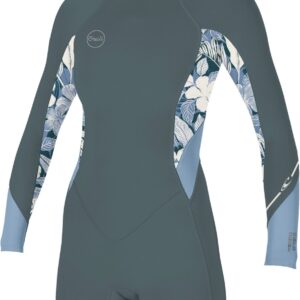 2025 O'Neill Dames Bahia 2/1mm Rug Ritssluiting Lange Mouwen Lentepak