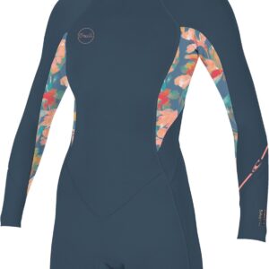 2025 O'Neill Dames Bahia 2/1mm Rug Ritssluiting Lange Mouwen Lentepak