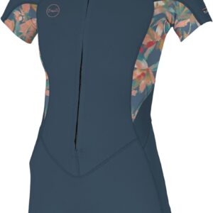 2025 O'Neill Dames Bahia 2/1mm Voorkant Ritssluiting Lentepak Wetsuit