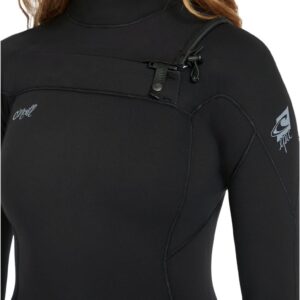 2025 O'Neill Dames Epic 5/4mm Borst Ritssluiting Wetsuit - Black