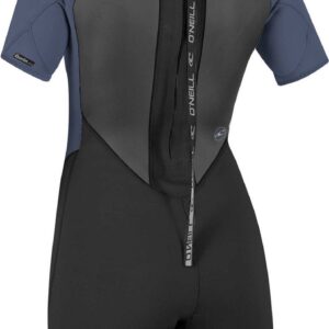 2025 O'Neill Dames Reactor II 2mm Rug Ritssluiting Shorty Wetsuit
