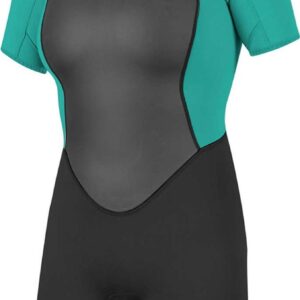 2025 O'Neill Dames Reactor II 2mm Rug Ritssluiting Shorty Wetsuit