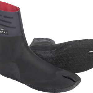 2025 O'Neill Gooru Dip 3mm Split Toe Wetsuit Boots - Smoke / Blac