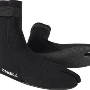 2025 O'Neill Heat Ninja 5/4mm Split Toe Wetsuit Boots - Black