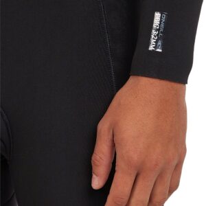 2025 O'Neill Heren Epic 3/2mm Borst Ritssluiting Wetsuit - Black