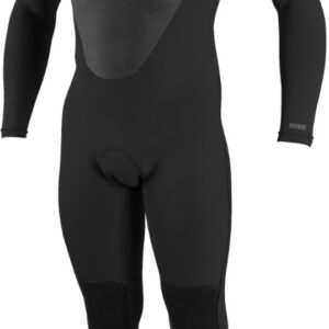2025 O'Neill Heren Epic 4/3mm Rug Ritssluiting Wetsuit - Black /