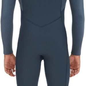 2025 O'Neill Heren Hyperfreak 4/3+mm Borst Ritssluiting Wetsuit - Dark