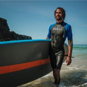 2025 O'Neill Heren Reactor II 2mm Rug Ritssluiting Shorty Wetsuit