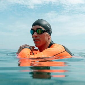 2025 Orca Heren Vitalis Hi-Vis Rug Ritssluiting Open Water Swim Wetsui