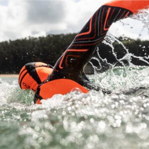 2025 Orca Hi-Vis Neopreen Zwemvest - Hi Vis Orange