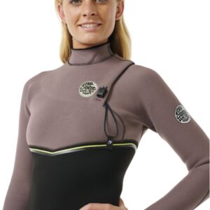 2025 Rip Curl Dames E-Bomb 3/2mm Ritssluiting-vrij Wetsuit - Eg