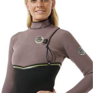 2025 Rip Curl Dames E-Bomb 4/3mm Ritssluiting-vrij Wetsuit - Eg