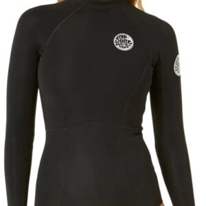 2025 Rip Curl Dames G-Bomb 1.5mm Lange Mouwen Rug Ritssluiting Boyleg