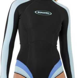 2025 Rip Curl Dames G-Bomb 1.5mm Lange Mouwen Rug Ritssluiting Lentepa