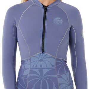 2025 Rip Curl Dames G-Bomb 1.5mm Lange Mouwen Voorkant Ritssluiting Le