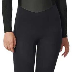 2025 Rip Curl Dames Omega 4/3mm Rug Ritssluiting Wetsuit - Blac