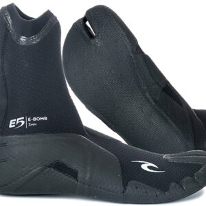 2025 Rip Curl E-Bomb 3mm Split Toe Wetsuit Boots Black