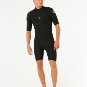 2025 Rip Curl Heren Dawn Patrol 2mm Rug Ritssluiting Shorty Wetsuit 11