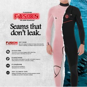 2025 Rip Curl Heren Flashbomb Fusion 5/4mm Met Capuchon Borst Ritsslui