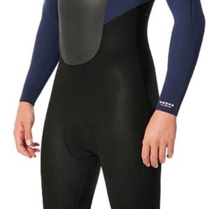 2025 Rip Curl Heren Omega 4/3mm Rug Ritssluiting Wetsuit - Slat