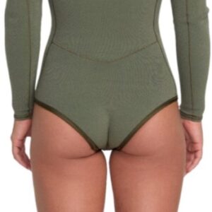 2025 Roxy Dames Elite Xtra Stretch 1.5mm Borst Ritssluiting Lange Mouw