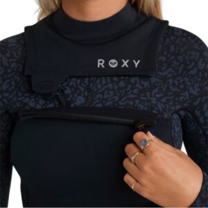 2025 Roxy Dames Swell Natural 3/2mm Borst Ritssluiting Wetsuit 26BW213