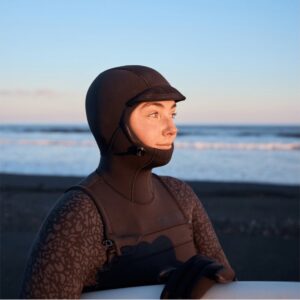 2025 Roxy Dames Swell Natural 5/4mm Borst Ritssluiting Met Capuchon We