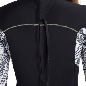 2025 Roxy Dames Swell Series 2mm Lange Mouwen Rug Ritssluiting Lentepa