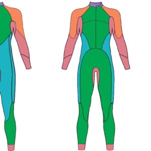 2025 Zone3 Heren Advance Swim Wetsuit - Black / Blue