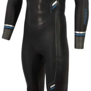 2025 Zone3 Heren Advance Swim Wetsuit - Black / Blue