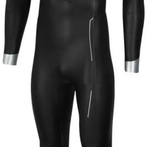 2025 Zone3 Heren Agile Swim Wetsuit - Black / Silver / Gun
