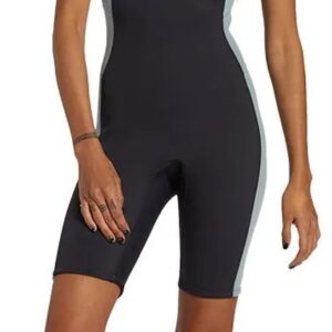 2026 Billabong Dames Foil 2mm Rug Ritssluiting Shorty Wetsuit ABJW5001