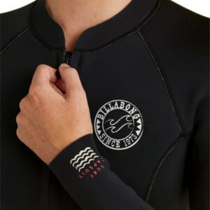 2026 Billabong Dames Salty Dayz Natural 2mm Voorkant Ritssluiting Lent