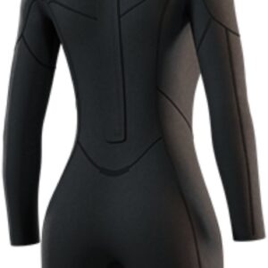 2026 Mystic Dames Brand Lange Armen 3/2mm Rug Ritssluiting Flatlock Sh