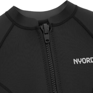 2026 Nyord Dames Solu Yulex 2/2mm Lange Mouwen Voorkant Ritssluiting S