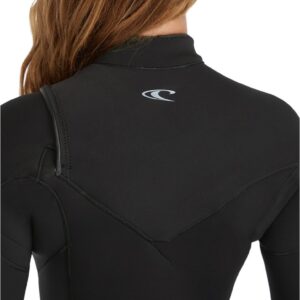 2026 O'Neill Dames Epic 3/2mm Borst Ritssluiting Wetsuit - Black
