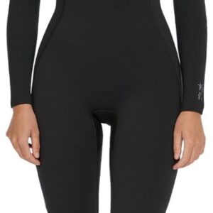 2026 O'Neill Dames Epic 4/3mm Borst Ritssluiting Wetsuit - Black