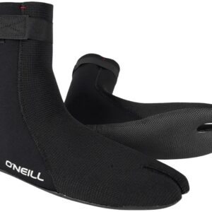 2026 O'Neill Heat Ninja 5/4mm Split Toe Wetsuit Boots - Black