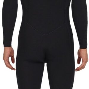 2026 O'Neill Heren Epic 4/3mm Borst Ritssluiting Wetsuit - Black